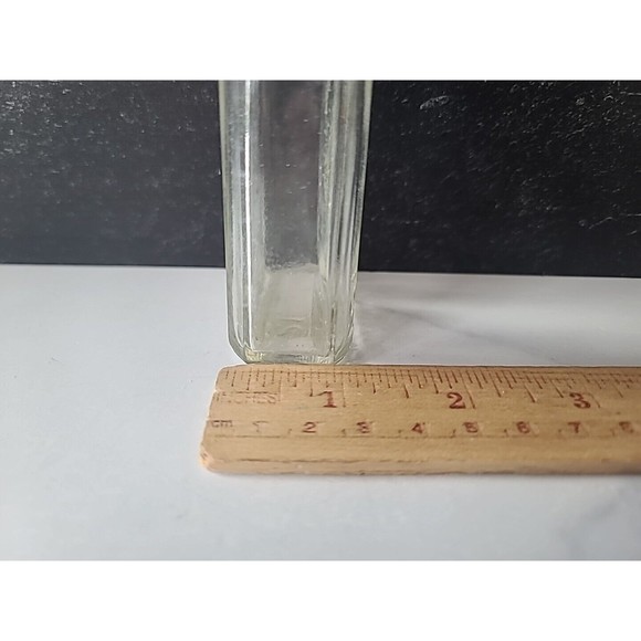 Rawleighs Glass Bottle Embossed Printing 8.5 Inches Tall pharma USA Vtg Medicine - Picture 10 of 10